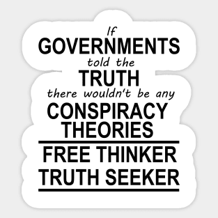 Free Thinker Sticker